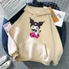 2023 Kuromi Hoodie Kawaii Sanrio South Korea Autumn New Student Cartoon Sports Coat Cute Girls Printed 2 - Kuromi Store