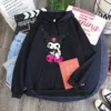 2023 Kuromi Hoodie Kawaii Sanrio South Korea Autumn New Student Cartoon Sports Coat Cute Girls Printed 5 - Kuromi Store