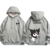 Autumn Sanrio My Melody Kuromi Hoodie Women Hood Street Style Hooded Cartoon Anime Slouchy Jacket Pullovers.jpg 640x640 11 - Kuromi Store