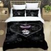 Cartoon Image Kuromis Pattern Quilt Cover With Pillowcases 3D Digital Printed Bedding Set Twin Full Queen 11 - Kuromi Store