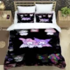 Cartoon Image Kuromis Pattern Quilt Cover With Pillowcases 3D Digital Printed Bedding Set Twin Full Queen 19 - Kuromi Store