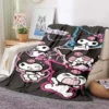 Cartoon K Kuromis Cute Blanket 3D Printing Cartoon Rabbit Soft and Comfortable Blanket Bedroom Living Room 4 - Kuromi Store