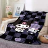 Cartoon K Kuromis Cute Blanket 3D Printing Cartoon Rabbit Soft and Comfortable Blanket Bedroom Living Room 7 - Kuromi Store