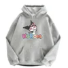 Kawaii Kuromi Hoodie Sanrio Cartoon Loose Hooded Sweater Anime Around Sweet Korean Coat Cute Student Clothes 4 - Kuromi Store