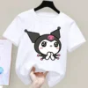 Kuromi Anime Children s Short sleeved New Sanrio My Melody Summer T shirt Clothes Girly Heart - Kuromi Store