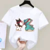 Kuromi Anime Children s Short sleeved New Sanrio My Melody Summer T shirt Clothes Girly Heart 9 - Kuromi Store