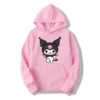 Kuromi Cartoon Anime Women Pullover Tops Spring Autumn Men Oversized Sweatshirt 2024 New Fashion Couple Hoodie.jpg 640x640 2 - Kuromi Store