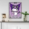 Kuromi Poster Vintage Kraft Paper Poster Wall Art Poster Painting Bar Club Store House Living Room 10 - Kuromi Store