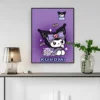 Kuromi Poster Vintage Kraft Paper Poster Wall Art Poster Painting Bar Club Store House Living Room 13 - Kuromi Store