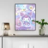 Kuromi Poster Vintage Kraft Paper Poster Wall Art Poster Painting Bar Club Store House Living Room 14 - Kuromi Store