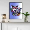 Kuromi Poster Vintage Kraft Paper Poster Wall Art Poster Painting Bar Club Store House Living Room 2 - Kuromi Store