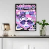 Kuromi Poster Vintage Kraft Paper Poster Wall Art Poster Painting Bar Club Store House Living Room 5 - Kuromi Store