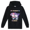 My Melody Sanrio Kuromi Kawaii Cartoon Children Hoodies Warm Cute Comfortable Fashion Anime Girl Gift Birthday 1 - Kuromi Store