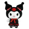 New 25cm Sanrio Cartoon Plush Stuffed Toys Kawali Anime Figure Kuromi Cute Soft Dolls Baby Birthday 1 - Kuromi Store