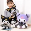 Sanrio Cute Kuromi Plush Toys Festival Holiday Gift Homdecor Stuffed Dolls Soft Cloth Doll Pillow Girl 1 - Kuromi Store