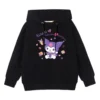 Sanrio Parent child Outfit Hooded Sweater Plus My Melody Kuromi Kawaii Fleece Cute and Sweet Cartoon 1 - Kuromi Store