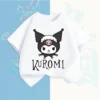 Summer Kuromi My Melody Children T Shirt Sanrio Anime Cartoons Casual Clothes Girl Boy Short Sleeve 1 - Kuromi Store