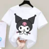 Summer Kuromi My Melody Children T Shirt Sanrio Anime Cartoons Casual Clothes Girl Boy Short Sleeve 4 - Kuromi Store