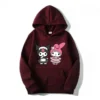 kuromi My Melody Cartoon Anime Women Pullover Tops Spring Autumn Men Hoodie 2024 New Casual Pink.jpg 640x640 7 - Kuromi Store