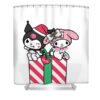 my melody and kuromi christmas arash briea transparent - Kuromi Store